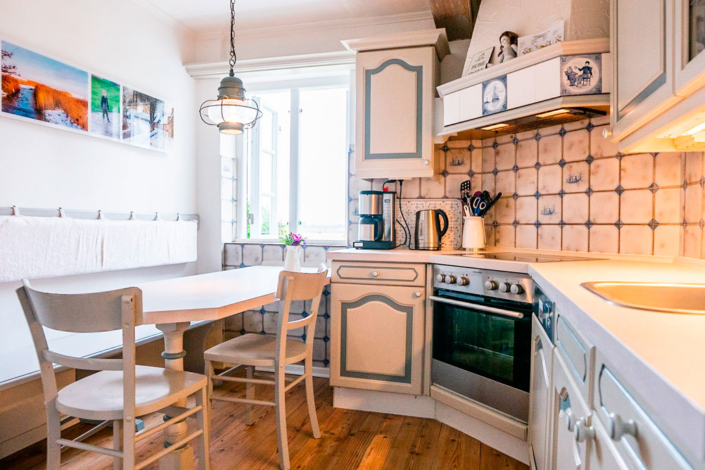 Foto Küche Ferienwohnung „Detlev von Liliencron“