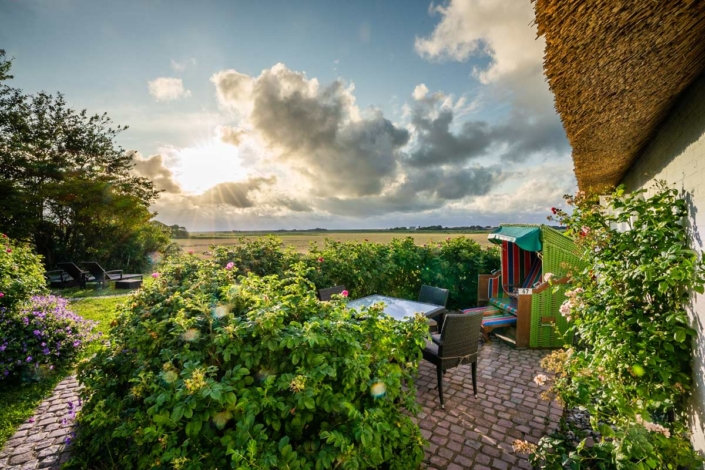 Silberhof Pellworm Terasse – Ferienwohnung Pellworm Foto Silberhof Pellworm Terasse - Ferienwohnung Pellworm