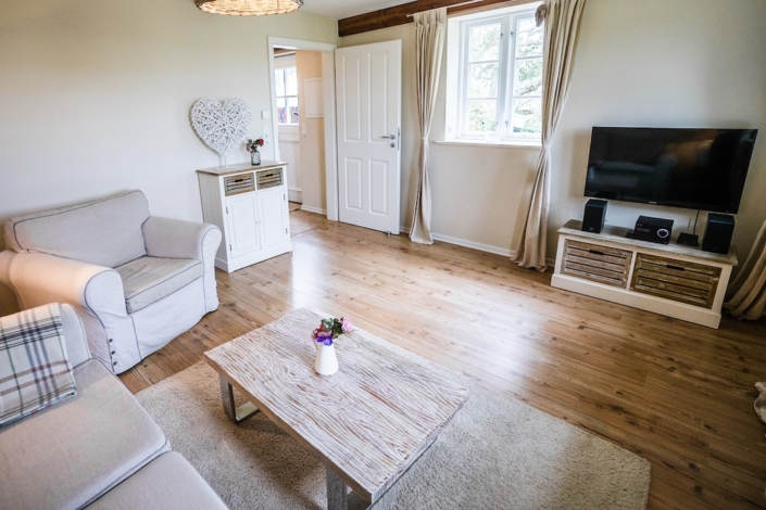 Wohnzimmer Ferienwohnung Lenz